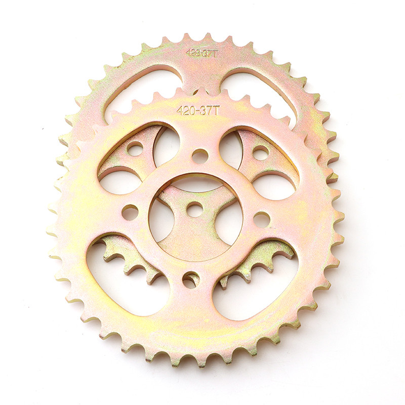 ATV 420/428 grandinės 25/31/32/37/41/48 dantys 48mm galinė grandinė krumpliaratis motociklo Go Kart Buggy keturračio motociklo dalims