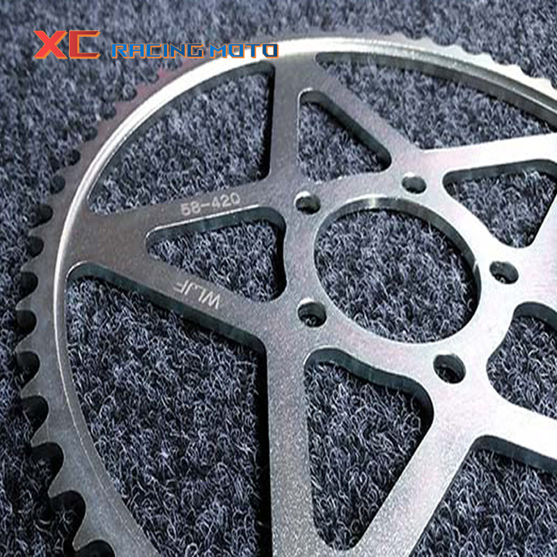 Pinion nou pentru lanț de motocicletă, lanț de aur 58T, 112L, pentru Sur Ron Sur-Ron Surron X/S Accesorii pentru motocross electric Dirt Pit Bike