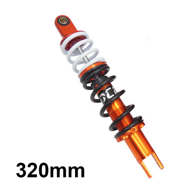 280 mm 320 mm hydraulický olejový tlmič motocykla, zadné odpruženie, odpruženie vidlice, tlmiče nárazov, dvojitá pružina