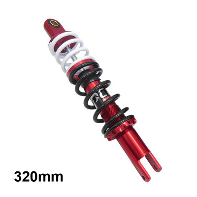 280 mm 320 mm hydraulický olejový tlmič motocykla, zadné odpruženie, odpruženie vidlice, tlmiče nárazov, dvojitá pružina