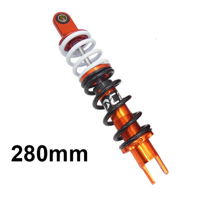 280 mm 320 mm hydraulický olejový tlmič motocykla, zadné odpruženie, odpruženie vidlice, tlmiče nárazov, dvojitá pružina