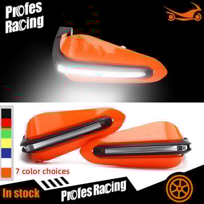 Motocross LED lemputė Rankų apsauga skirta APRILIA PEGASO 650 SXV SR 150 RSV RSV4 RS50 TUONO V4 RS 125 SR 50 RS 50 Dirt Bike rankų apsaugai