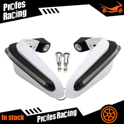 Motocross LED lemputė Rankų apsauga skirta APRILIA PEGASO 650 SXV SR 150 RSV RSV4 RS50 TUONO V4 RS 125 SR 50 RS 50 Dirt Bike rankų apsaugai