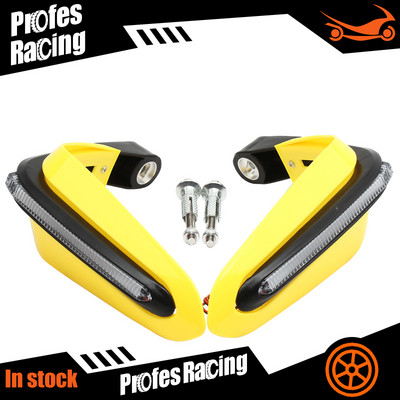 Motocross LED lemputė Rankų apsauga skirta APRILIA PEGASO 650 SXV SR 150 RSV RSV4 RS50 TUONO V4 RS 125 SR 50 RS 50 Dirt Bike rankų apsaugai