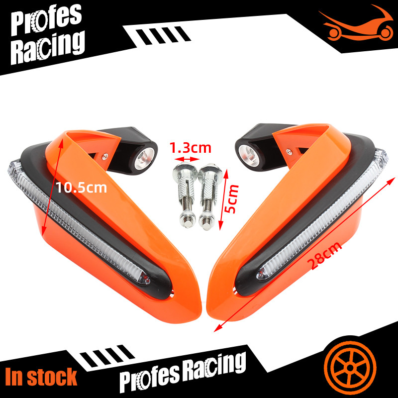 Motocross LED lemputė Rankų apsauga skirta APRILIA PEGASO 650 SXV SR 150 RSV RSV4 RS50 TUONO V4 RS 125 SR 50 RS 50 Dirt Bike rankų apsaugai