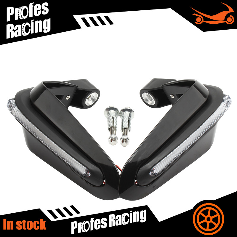 Motocross LED lemputė Rankų apsauga skirta APRILIA PEGASO 650 SXV SR 150 RSV RSV4 RS50 TUONO V4 RS 125 SR 50 RS 50 Dirt Bike rankų apsaugai