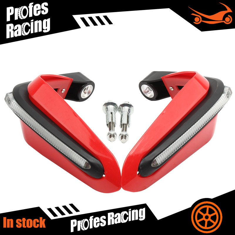 Motocross LED lemputė Rankų apsauga skirta APRILIA PEGASO 650 SXV SR 150 RSV RSV4 RS50 TUONO V4 RS 125 SR 50 RS 50 Dirt Bike rankų apsaugai