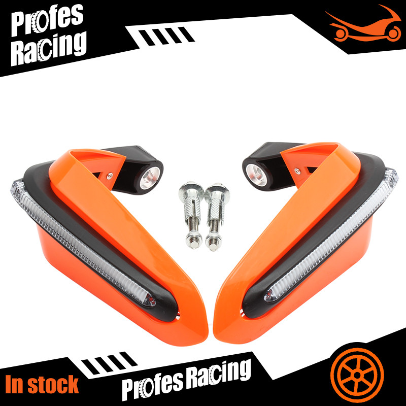 Motocross LED lemputė Rankų apsauga skirta APRILIA PEGASO 650 SXV SR 150 RSV RSV4 RS50 TUONO V4 RS 125 SR 50 RS 50 Dirt Bike rankų apsaugai