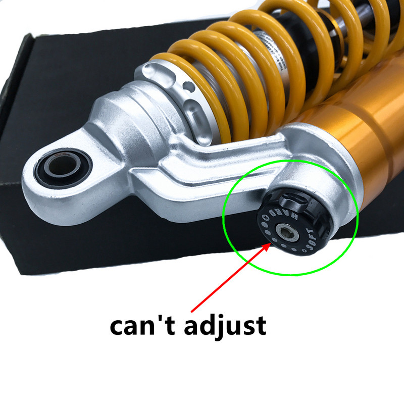 1 vnt 320mm 340mm 360mm motociklo galiniai oro amortizatoriai, skirti Honda Suzuki Yamaha Kawasaki BW 125 Dirt Bike Gokart Quad ATV