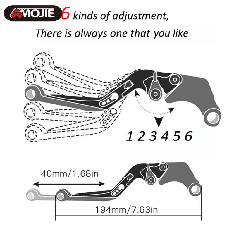 Honda VTR1000F FIRESTORM VTR 1000 F VTR1000 F VTR 1000F típushoz 1998-2001 2002 2003 2004 2005 Állító motorkerékpár féktengelykapcsoló kar