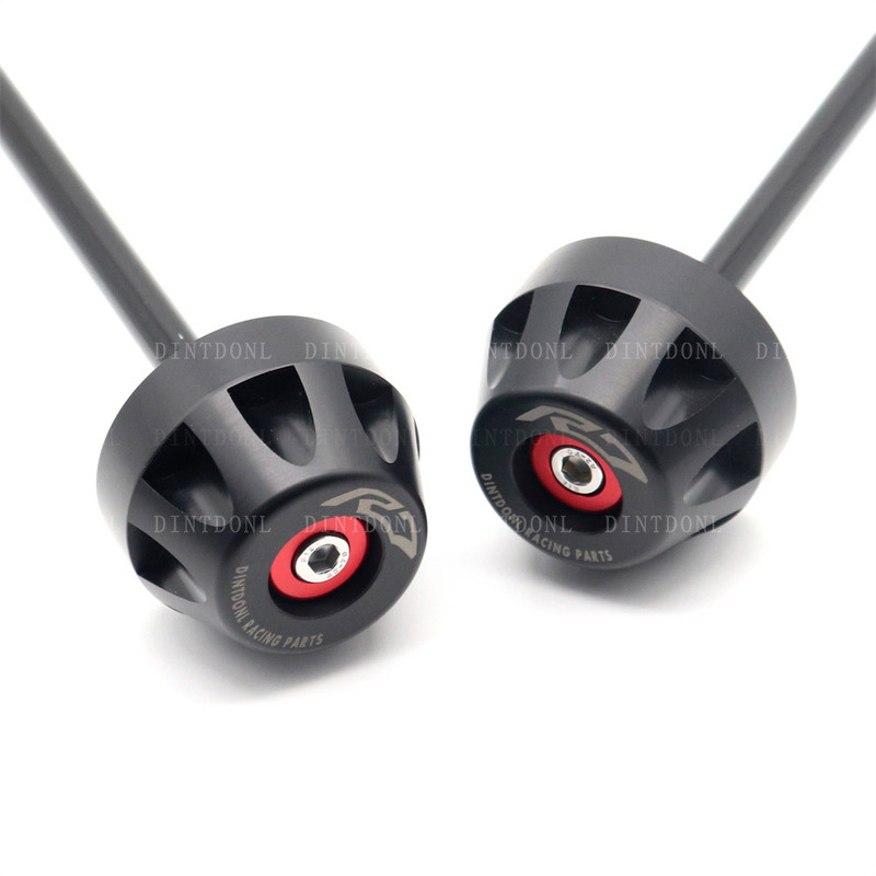 Hátsó első tengely villa ütközés csúszka YAMAHA YZF-R7 YZF R7 2021 motorkerékpár kerékvédő YZFR7 YZF690 2022 POM CNC tartozékokhoz