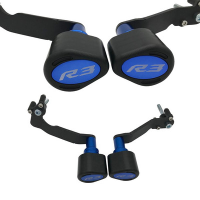 Motociklas YZF R3 2019 2020 2021 2022 Rėmas, krintantis susidūrimo trinkelės Variklio korpuso slankiklių apsauga YAMAHA YZF-R3 YZFR3 YZF R 3