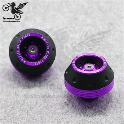 Piese colorate pentru scuter accesorii pentru bicicletă de murdărie roată de motocross anticaida motociclete Crash Pad glisoare pentru cadru de motocicletă moto