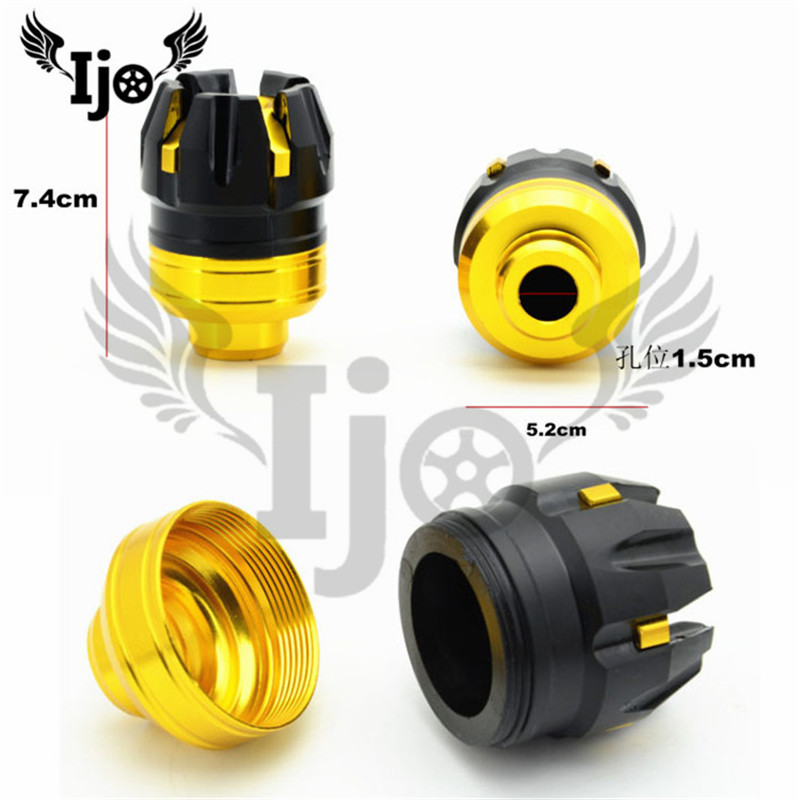 Piese colorate pentru scuter accesorii pentru bicicletă de murdărie roată de motocross anticaida motociclete Crash Pad glisoare pentru cadru de motocicletă moto