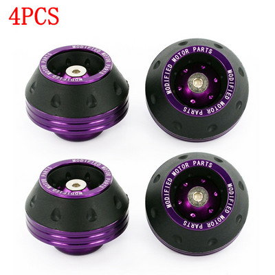 4 DB univerzális motorkerékpár-kerékvédő ütközőpoharak Színes motoros ütközésvédő Motocross csillapító csészék Motoros tartozékok