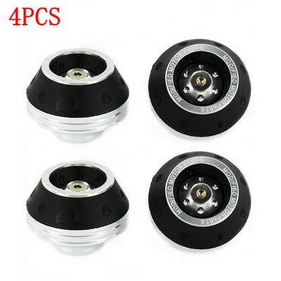 4 DB univerzális motorkerékpár-kerékvédő ütközőpoharak Színes motoros ütközésvédő Motocross csillapító csészék Motoros tartozékok