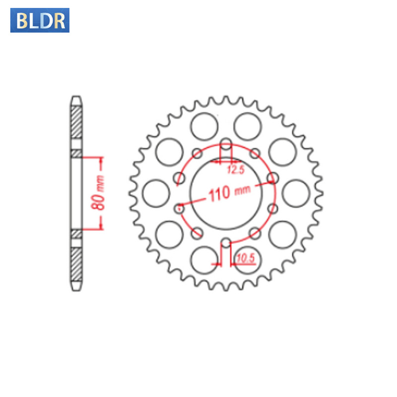525 44T roți de fixare pentru roți de viteză pentru motociclete pentru Honda CB400 Super Bol D'or NC39 CB 400 Super Four VTEC H-VTEC Revo 400