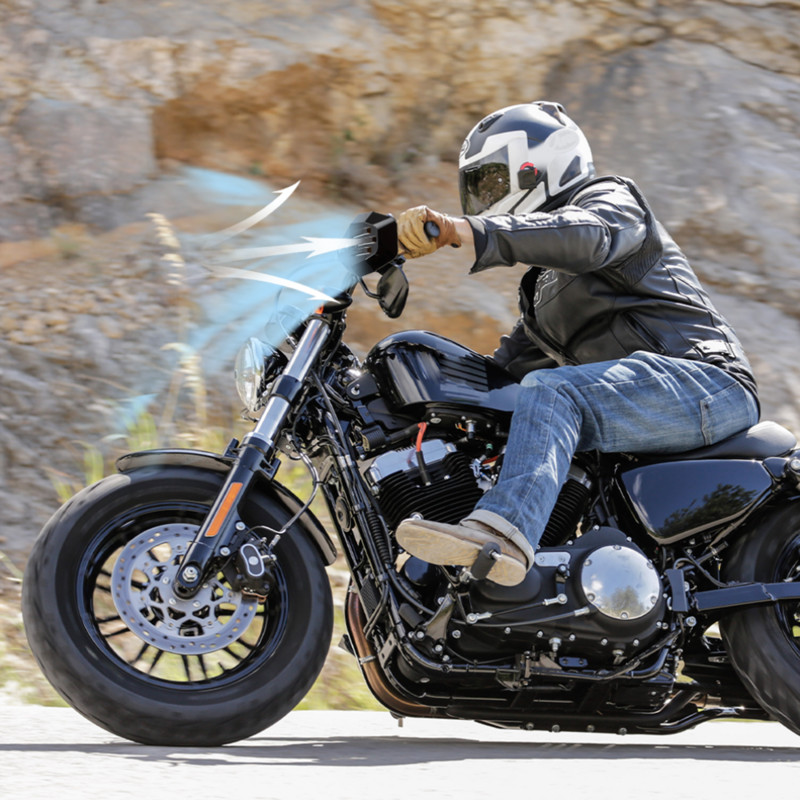 Motorkerékpár kézvédők Univerzális kézvédők védő Sporster XL883 XL1200 X48-hoz Fa.t Boy V-Rod Road Kinghez