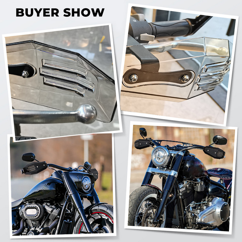 Motorkerékpár kézvédők Univerzális kézvédők védő Sporster XL883 XL1200 X48-hoz Fa.t Boy V-Rod Road Kinghez