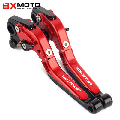 Pentru Ducati Monster 696 695 796 400 620 M 600 M 900 M 620 Motocicletă CNC Reglabil Pliabil Extensibil Pârghii de ambreiaj de frână
