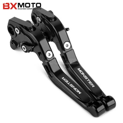 Pentru Ducati Monster 696 695 796 400 620 M 600 M 900 M 620 Motocicletă CNC Reglabil Pliabil Extensibil Pârghii de ambreiaj de frână