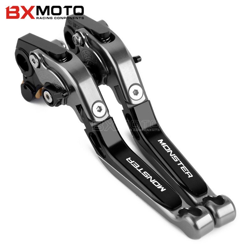 Pentru Ducati Monster 696 695 796 400 620 M 600 M 900 M 620 Motocicletă CNC Reglabil Pliabil Extensibil Pârghii de ambreiaj de frână