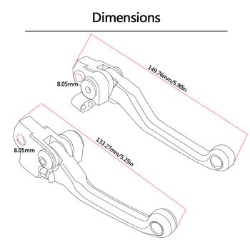 ЗА YAMAHA YZ85 2015 2016 2017 2018 2019 CNC Алуминиев мотоциклет Dirt Pit Bike Motocross Pivot Brake Clutch Lovers YZ 85