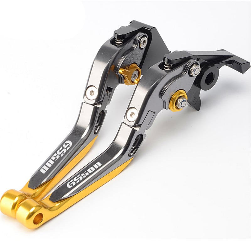 Suzuki GS500 GS 500 E/F logóhoz Motorkerékpár Összecsukható Kihúzható Féktengelykapcsoló kar + Fogantyúk Tartozékok GS500E GS500F LOGO