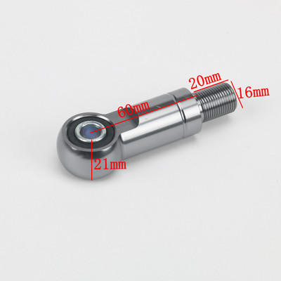 Conector amortizor O capăt rotund dispozitiv de mărire a șocurilor motocicletei 17mm, 40mm, 60mm piesa de creștere a înălțimii amortizorului
