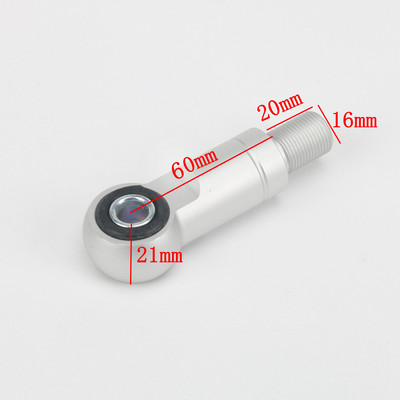 Conector amortizor O capăt rotund dispozitiv de mărire a șocurilor motocicletei 17mm, 40mm, 60mm piesa de creștere a înălțimii amortizorului