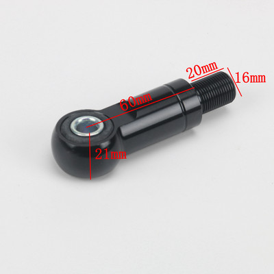 Conector amortizor O capăt rotund dispozitiv de mărire a șocurilor motocicletei 17mm, 40mm, 60mm piesa de creștere a înălțimii amortizorului