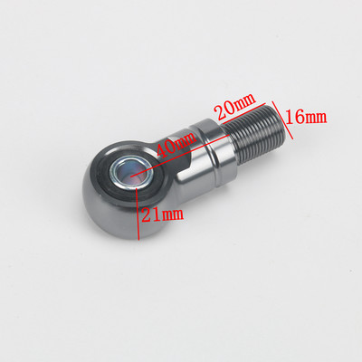 Conector amortizor O capăt rotund dispozitiv de mărire a șocurilor motocicletei 17mm, 40mm, 60mm piesa de creștere a înălțimii amortizorului