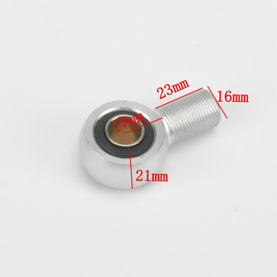 Conector amortizor O capăt rotund dispozitiv de mărire a șocurilor motocicletei 17mm, 40mm, 60mm piesa de creștere a înălțimii amortizorului
