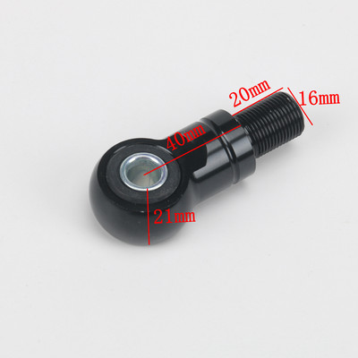 Conector amortizor O capăt rotund dispozitiv de mărire a șocurilor motocicletei 17mm, 40mm, 60mm piesa de creștere a înălțimii amortizorului