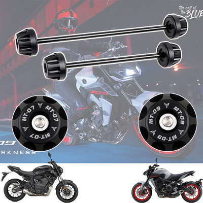 Πίσω μπροστινός άξονας Fork Crash Slider For YAMAHA MT-07 FZ07 2014-2022 MT09 MT07 Tracer 700 XSR Motorbike Wheel Protector MT FZ 07 09