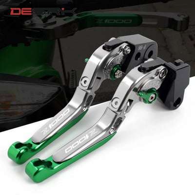 Лого Z1000 За kawasaki Z1000 2003 2004 2005 2006 мотоциклет CNC регулируеми сгъваеми спирачни лостове на съединителя Аксесоари