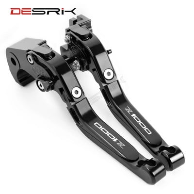 Logo Z1000 Kawasaki Z1000 2003 2004 2005 2006 motorkerékpárhoz, CNC állítható összecsukható fék tengelykapcsoló karok tartozékok