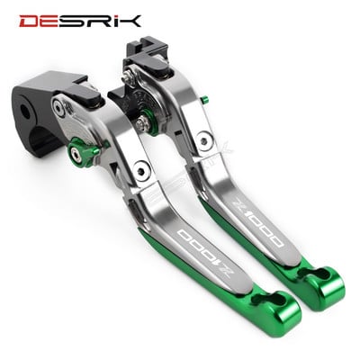 Logo Z1000 Kawasaki Z1000 2003 2004 2005 2006 motorkerékpárhoz, CNC állítható összecsukható fék tengelykapcsoló karok tartozékok