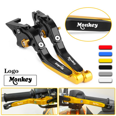 Alkalmas HONDA Monkey 125 Z125 2018-2022 motorkerékpárhoz, állítható összecsukható, kihúzható tengelykapcsoló karok fékkarok