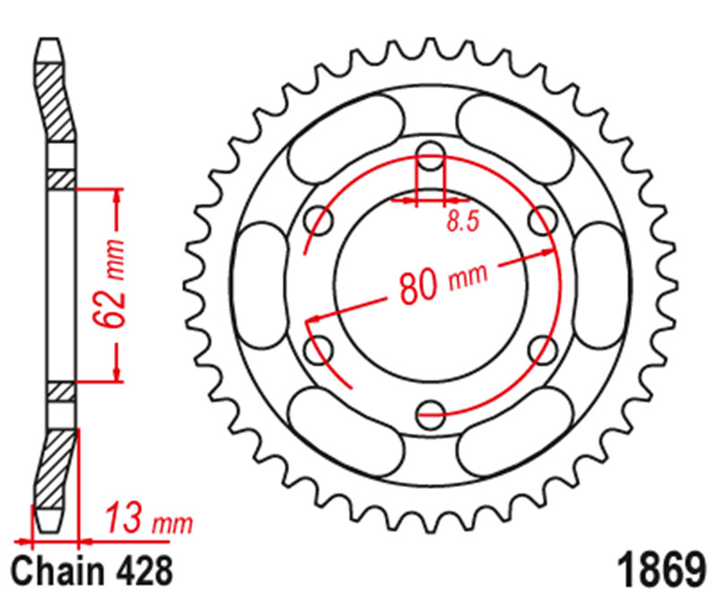 Lánc 428 45T 15T motorkerékpár rész első hátsó lánckerék Yamaha dobfékhez XT225 XT 225 Serow 1992-2000 2001-2007