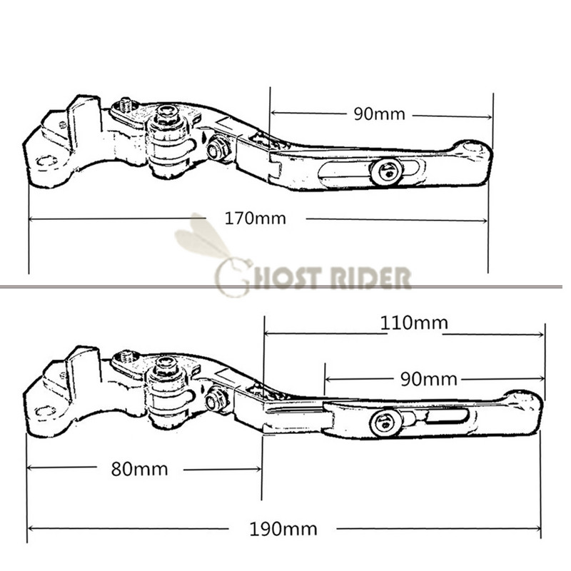Frâne de motocicletă Maneta de ambreiaj CNC pentru HONDA CBR600RR CBR1000RR CBR 600 1000 RR 2008 2009 2010 2011 2012-2015 2016 2017 2018 hrc