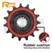 Lant 525 16T Pinion fata motocicletei amortizat cauciuc pentru YAMAHA MT-09 MT09 Tracer 2016-2017 / XSR 900 2016-2020 2018 2019
