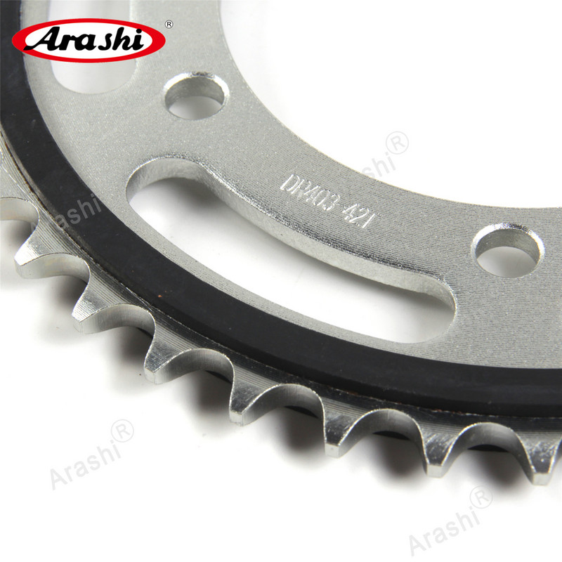 Kit pinion Arashi Drive pentru KAWASAKI Ninja 300 / EX300 2013 2014 2015 2016 2017 Pinion lanț de viteze față 14T spate 42T