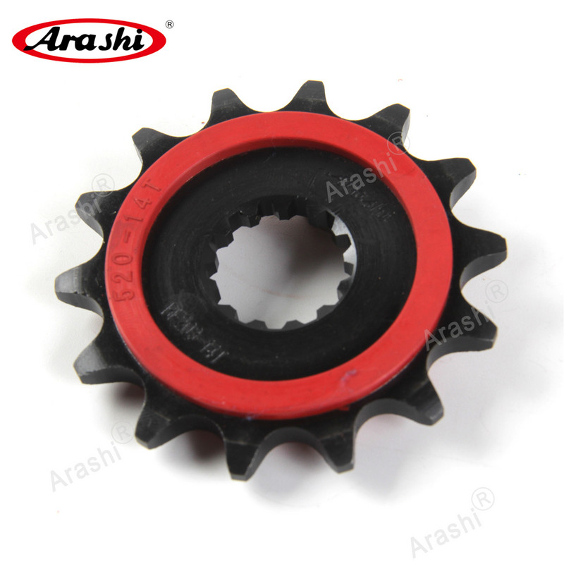 Kit pinion Arashi Drive pentru KAWASAKI Ninja 300 / EX300 2013 2014 2015 2016 2017 Pinion lanț de viteze față 14T spate 42T