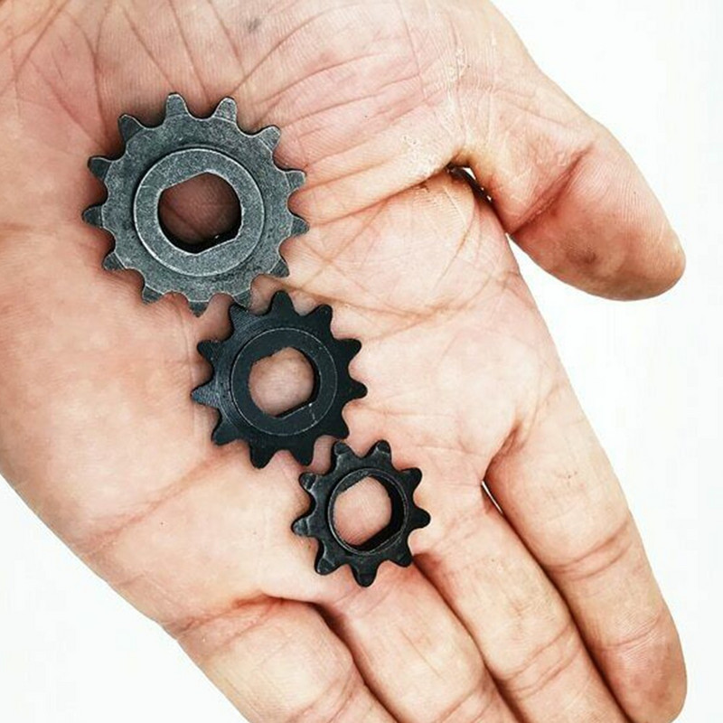 9T 11T 13T első motor lánckerék 25 órás láncos motor fogaskerekű DC elektromos motoros buggy robogó motorkerékpárhoz