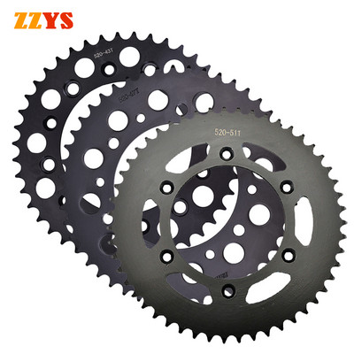 520 43T 47T 51T Zadné ozubené koleso, štartovacie koleso pre Honda CRM250A XR250R XR250S XR250 III S Baja XR 250 400 XR400 XR400R XR650R
