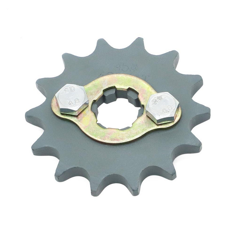 Pinion de lanț cu încuietoare pentru plăci de reținere pentru Honda MSX125 Grom Kawasaki KD 80 KLX110 KLX110L Suzuki DR-Z110 1988-2017