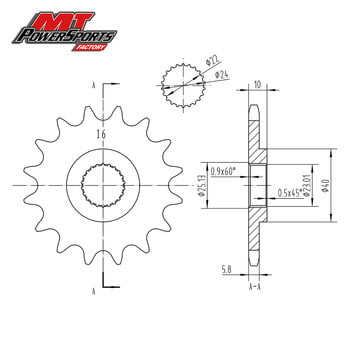 Για BMW F650 G650 Aprilia 650 Pegaso Αλυσίδες οδοντωτών αλυσίδων μοτοσυκλετών 520 Πιτ μπροστινοί γρανάζια Αξεσουάρ μοτοσυκλέτας