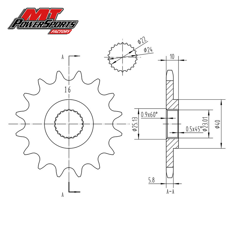 Pentru BMW F650 G650 Aprilia 650 Pegaso Lanțuri pinioane pentru motociclete 520 pinioane față pentru Pit Bike Accesorii pentru motociclete
