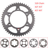 520 42T 43T 45T 49T dinți dinți pinioane din spate pentru ATV-uri chinezești Quad Pit Dirt Bike Motocicletă Motor Moped 520 Lanțuri pinioane Cog